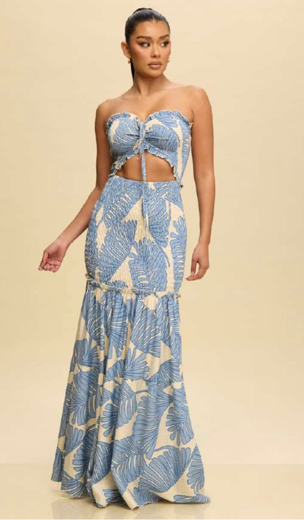 Katia Scrunch Maxi Dress